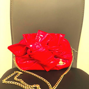 Vivienne Westwood Patent Leather Mini Bag (Red)